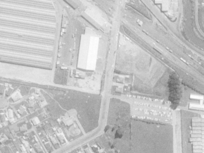 35 Curries Road from the air, 1975-1979