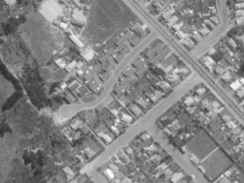 13 Raekura Place from the air, 1975-1979