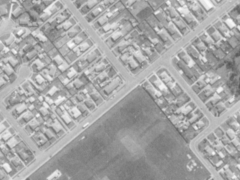54 Mathers Road from the air, 1975-1979