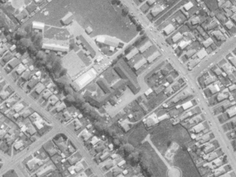 1 Hennessy Place from the air, 1975-1979