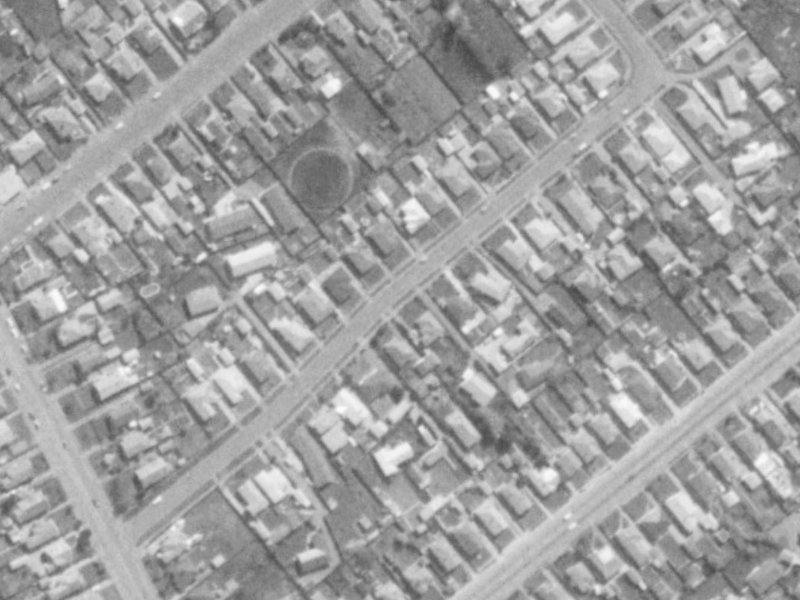 19 Mountfort Street from the air, 1975-1979