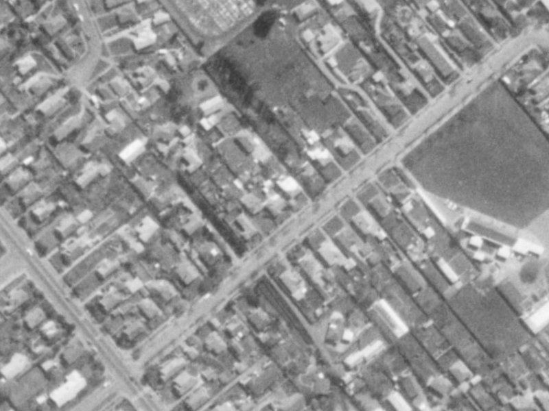 25 Studholme Street from the air, 1975-1979
