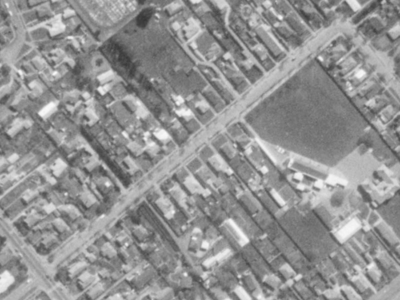 28 Studholme Street from the air, 1975-1979
