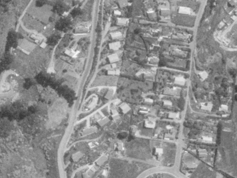 38A Maffeys Road from the air, 1975-1979