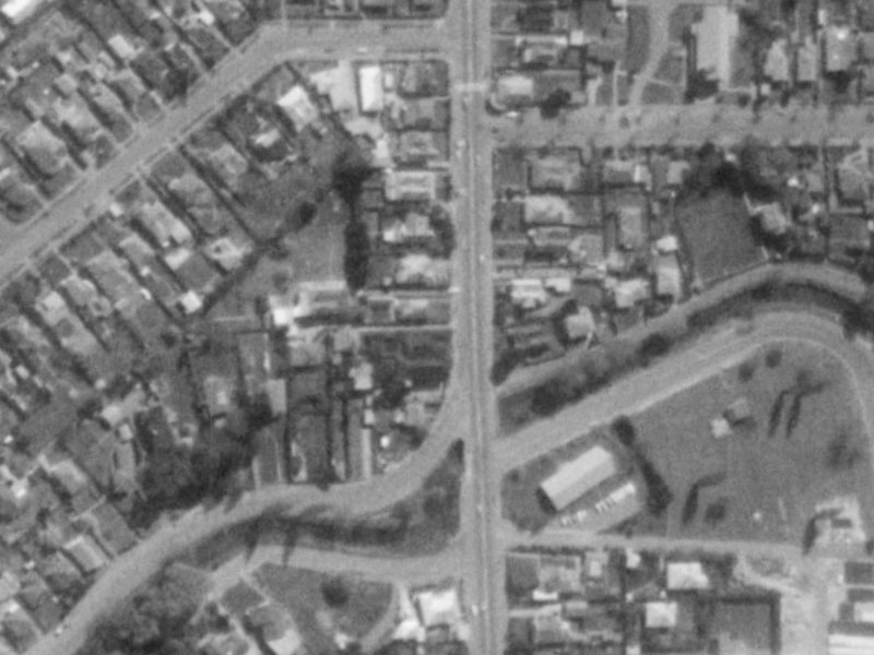 79 Colombo Street from the air, 1975-1979