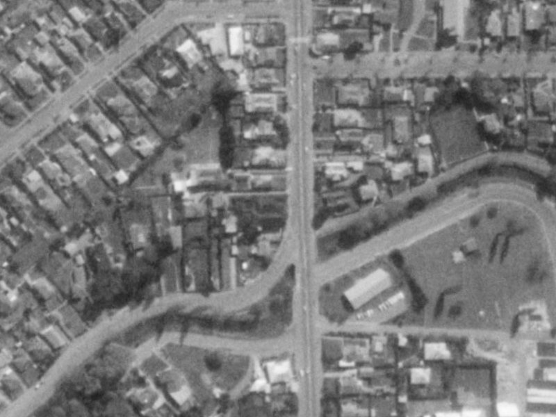 71 Colombo Street from the air, 1975-1979