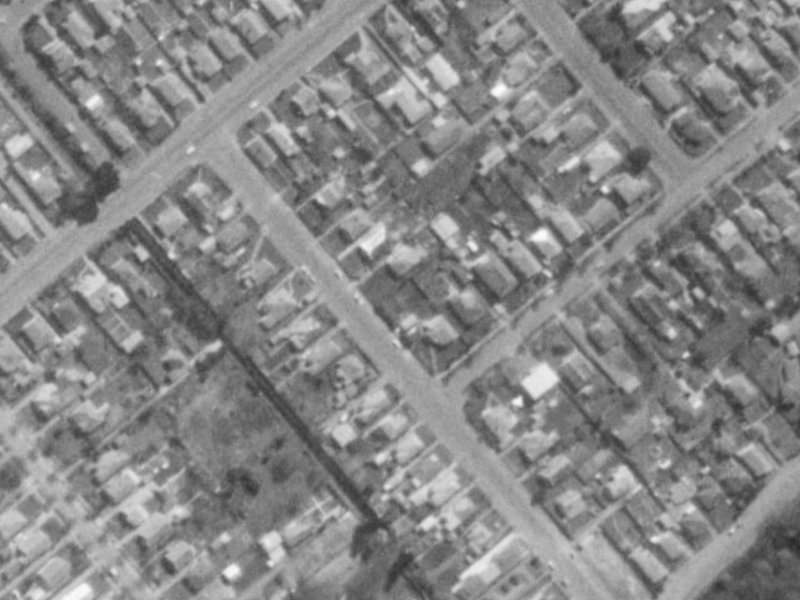 28 Young Street from the air, 1975-1979