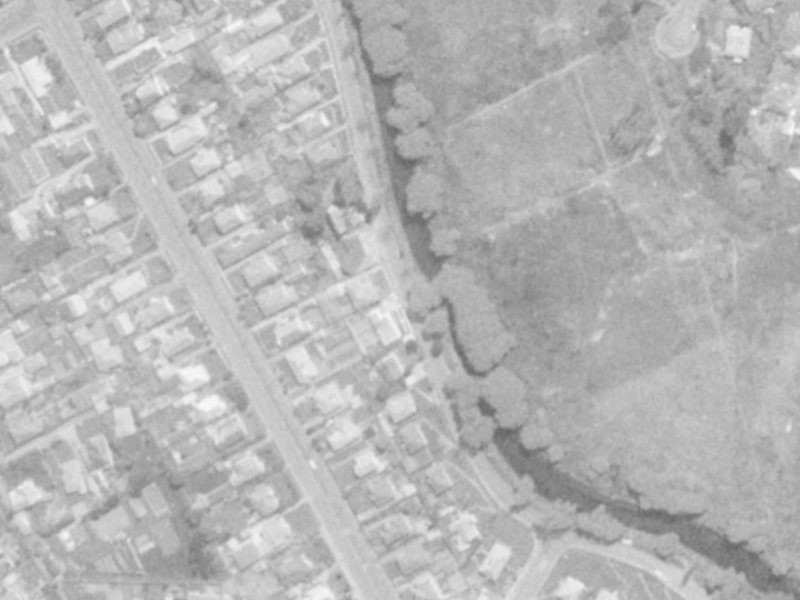 328 Riverlaw Terrace from the air, 1975-1979