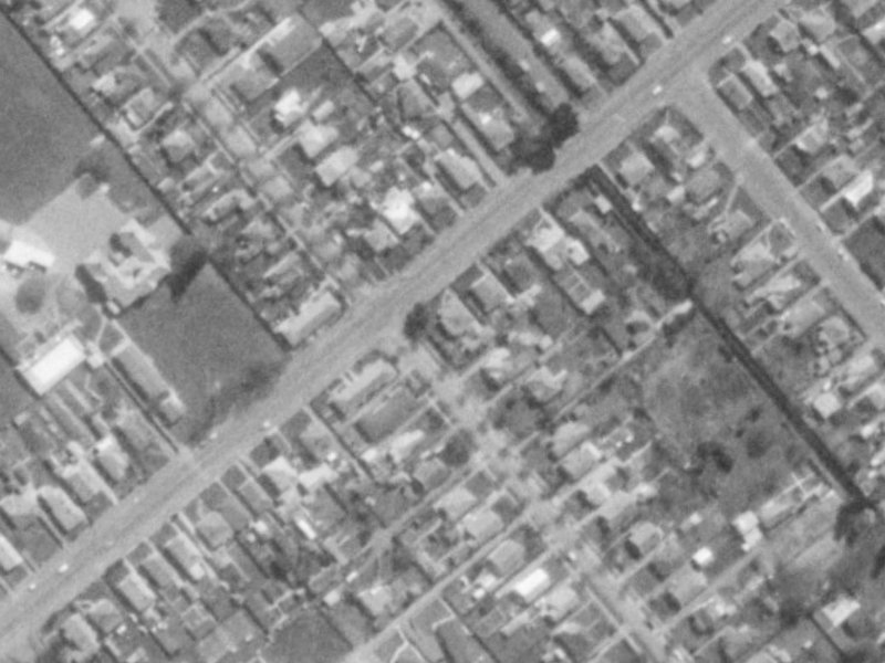93A Studholme Street from the air, 1975-1979
