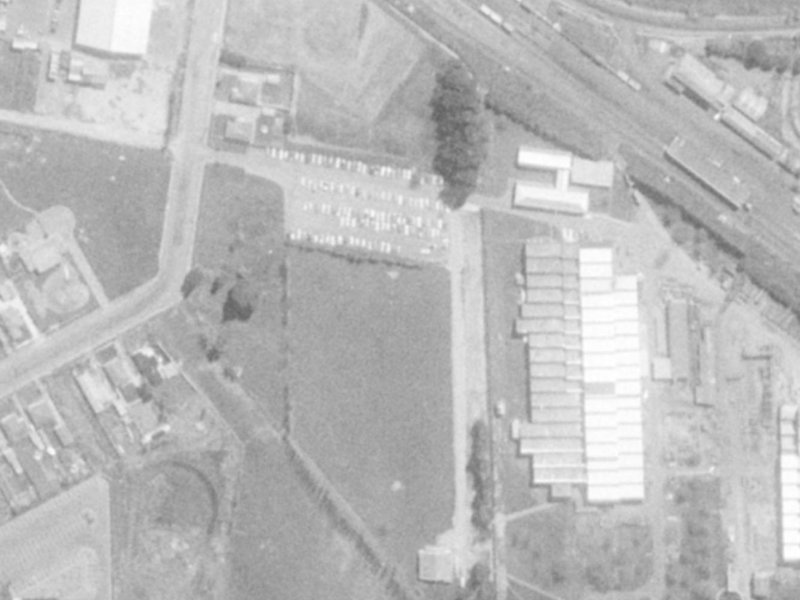 8 Foundry Drive from the air, 1975-1979