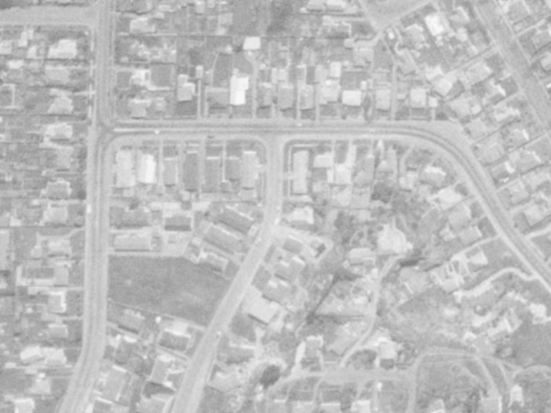 3 Parklands Drive from the air, 1975-1979