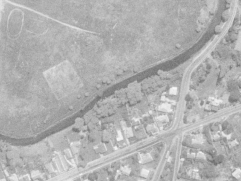 301 Centaurus Road from the air, 1975-1979