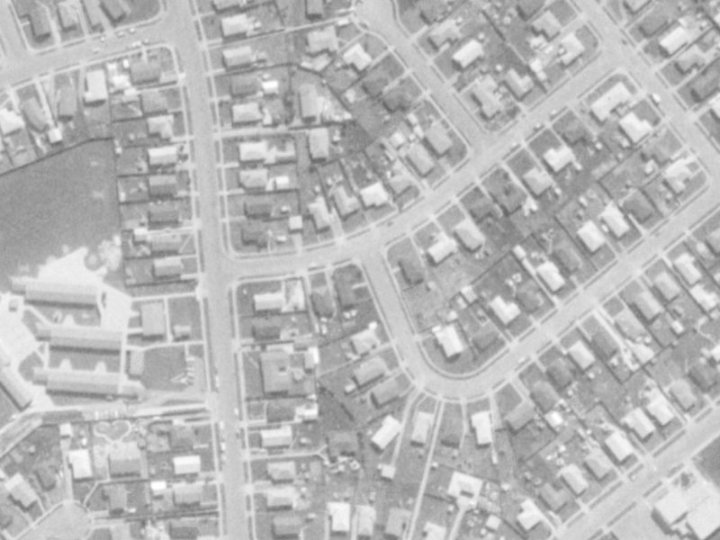 6 Herdman Street from the air, 1975-1979