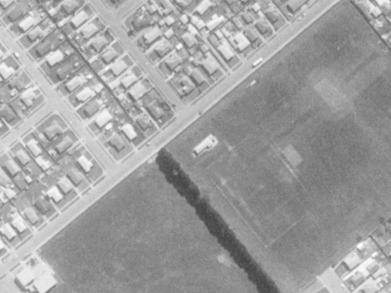 65 Mathers Road from the air, 1975-1979