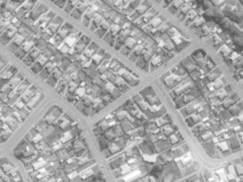 7 Muirson Avenue from the air, 1975-1979