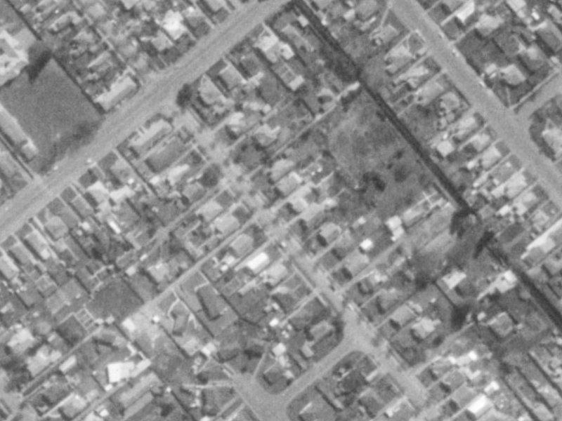 105 Studholme Street from the air, 1975-1979