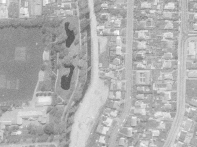 62 Palatine Terrace from the air, 1975-1979