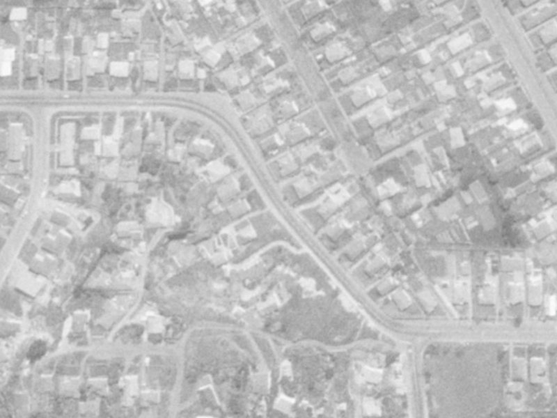 205 Centaurus Road from the air, 1975-1979