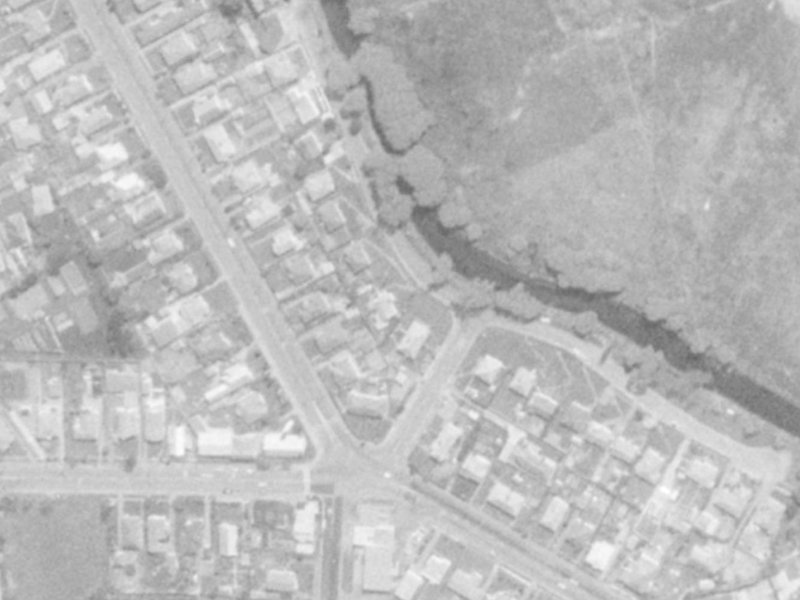 338 Riverlaw Terrace from the air, 1975-1979