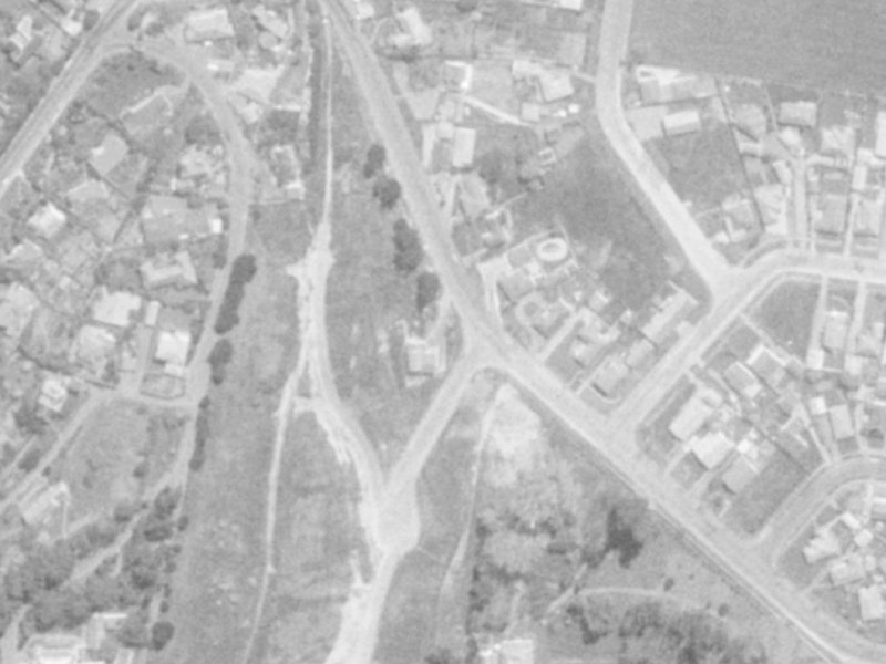 447 Port Hills Road from the air, 1975-1979