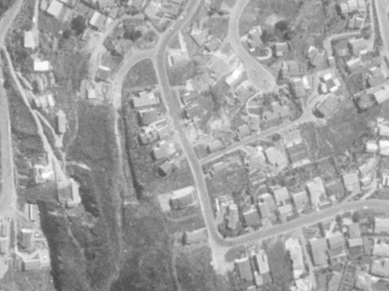 82 Saint Andrews Hill Road from the air, 1975-1979