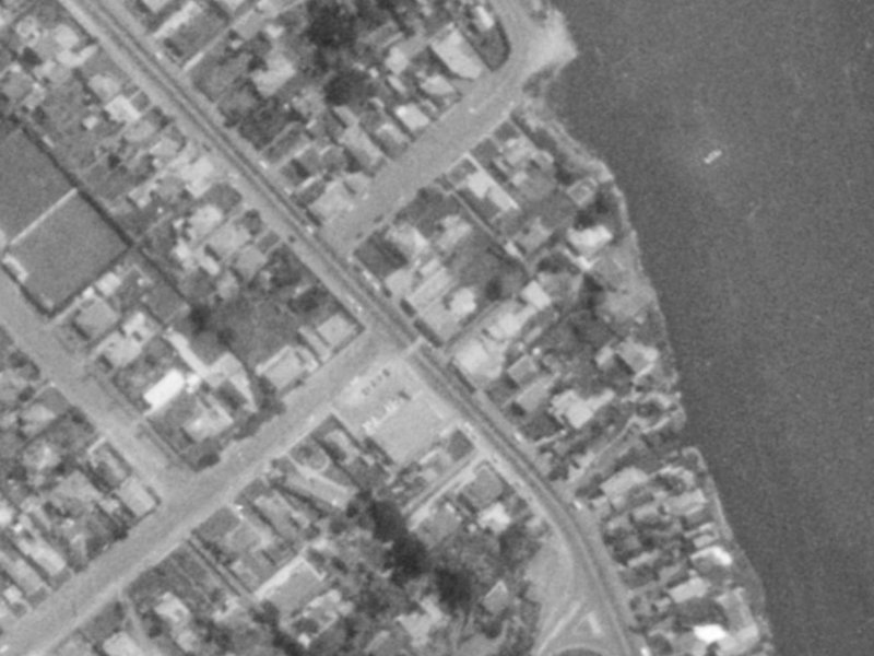 95B Main Road from the air, 1975-1979