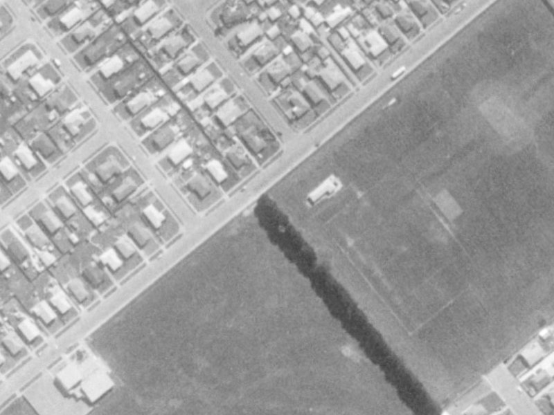 71 Mathers Road from the air, 1975-1979