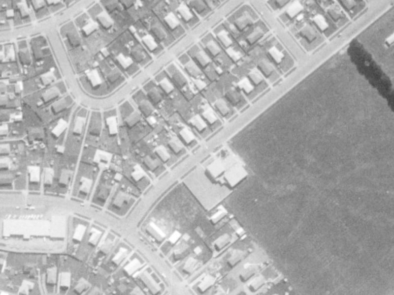 102 Mathers Road from the air, 1975-1979