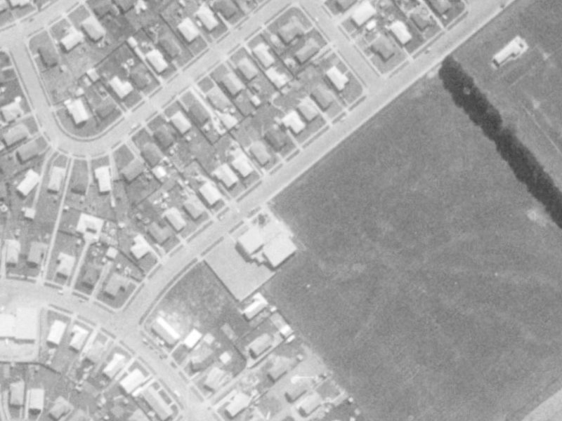 99 Mathers Road from the air, 1975-1979