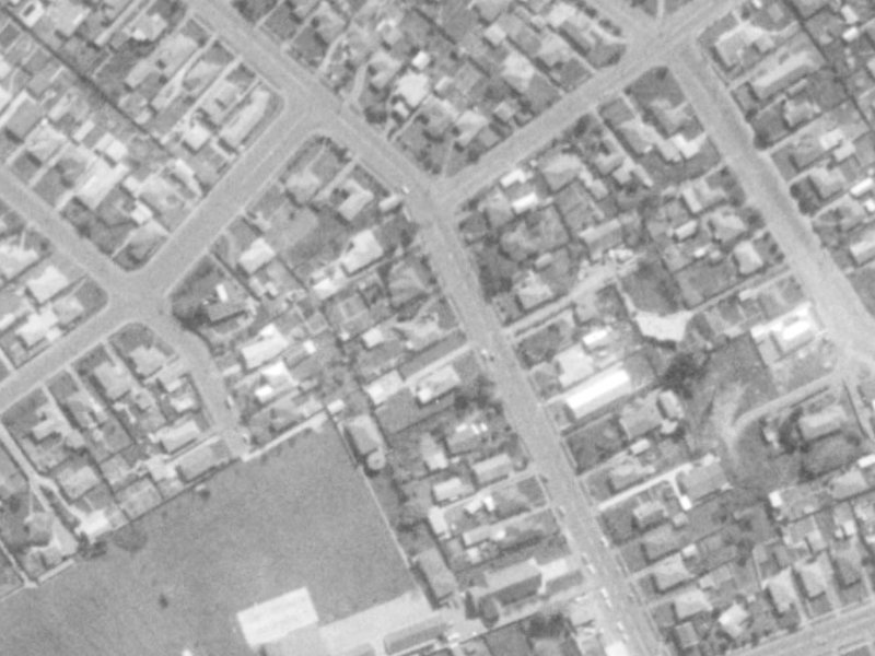 156 Hoon Hay Road from the air, 1975-1979