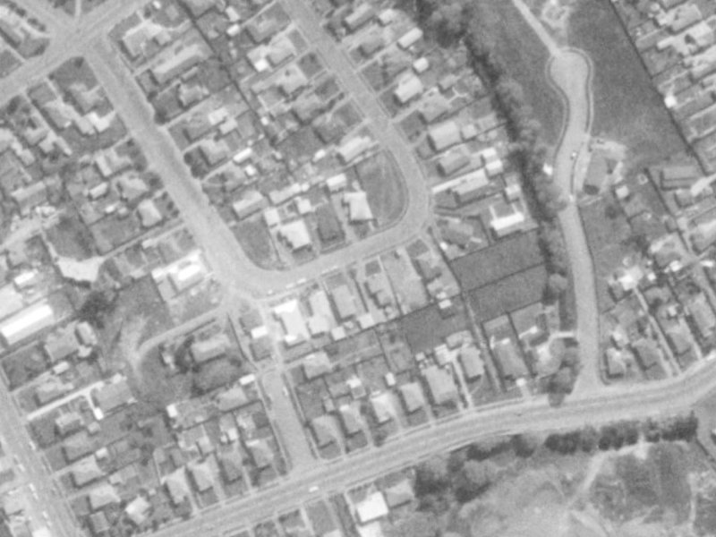 6 Greenpark Street from the air, 1975-1979