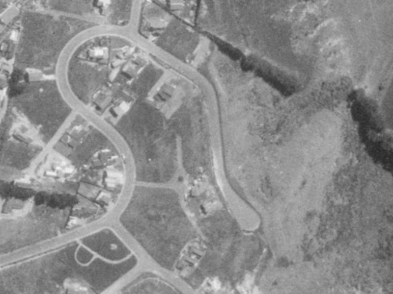 26 Patmos Place from the air, 1975-1979