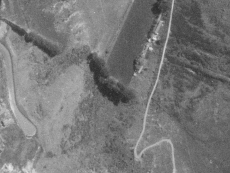 12–15 Virginia Lane from the air, 1975-1979