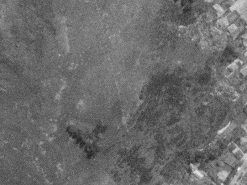 Redcliffs View Lane from the air, 1975-1979