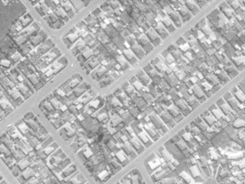 49 Dalkeith Street from the air, 1975-1979