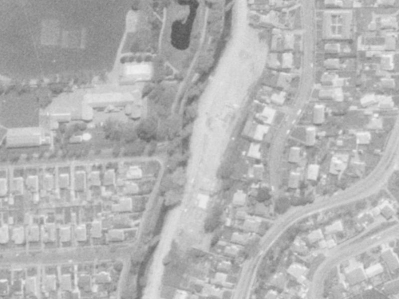 46A Palatine Terrace from the air, 1975-1979