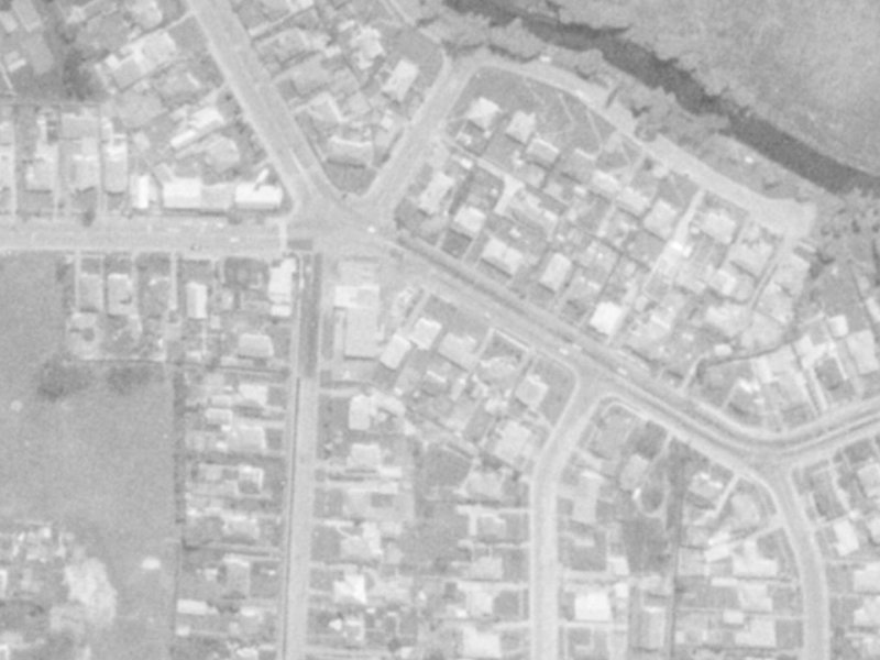 240 Centaurus Road from the air, 1975-1979
