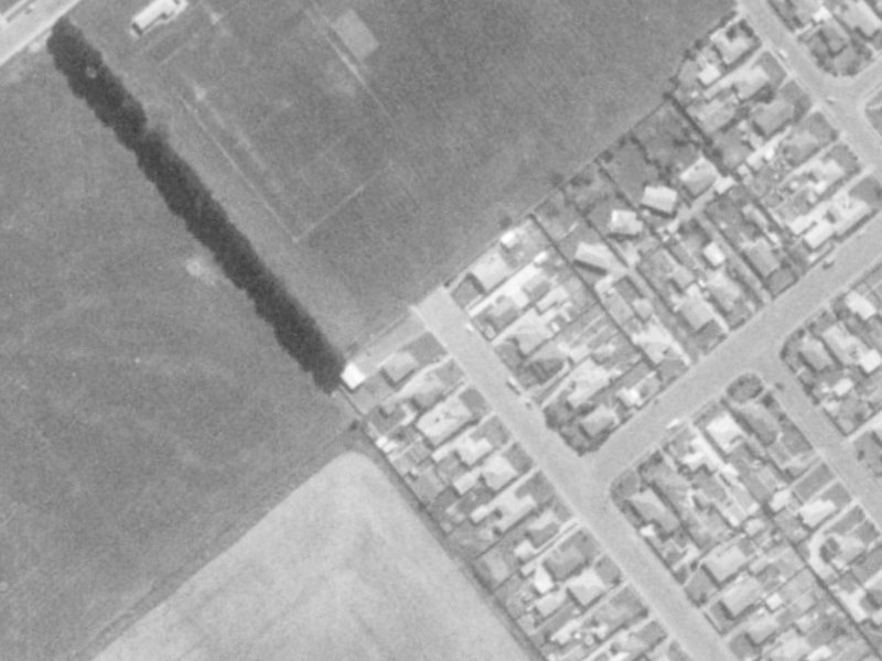 63 Victors Road from the air, 1975-1979