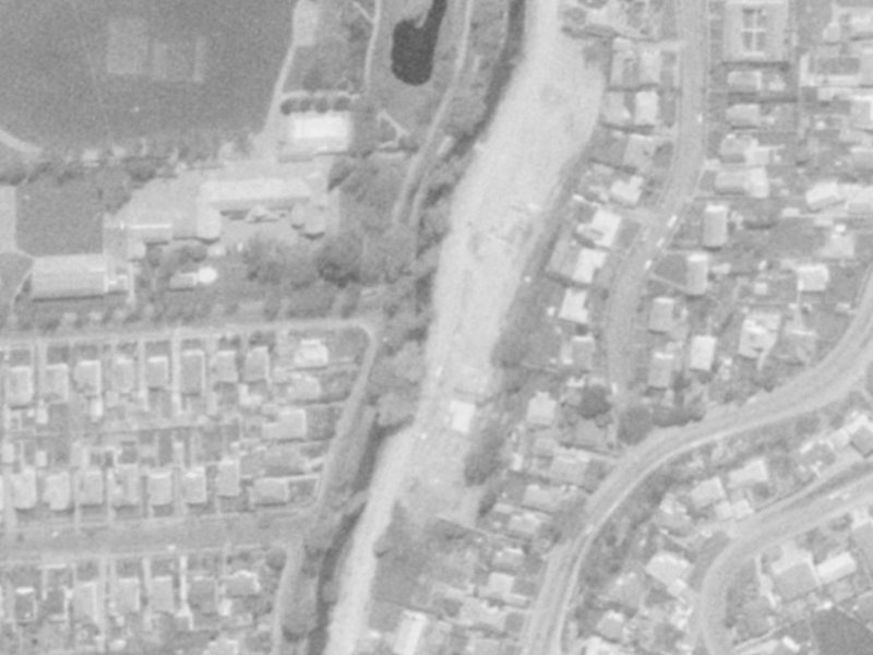 46 Palatine Terrace from the air, 1975-1979