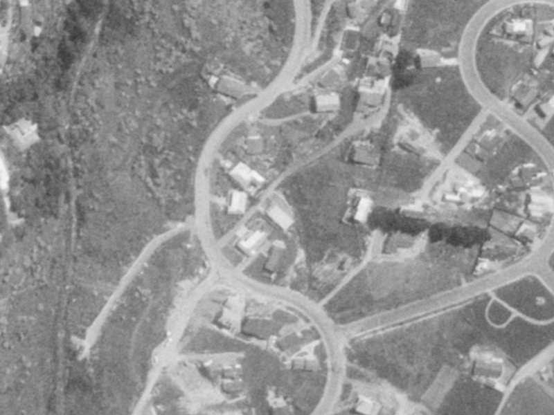 77 Soleares Avenue from the air, 1975-1979