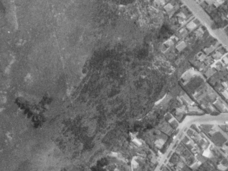 28 Challenger Lane from the air, 1975-1979