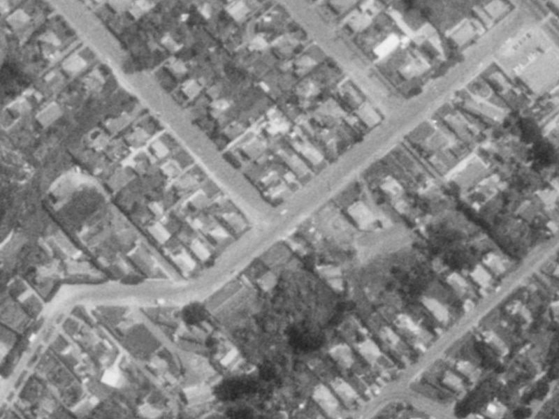 16 Augusta Street from the air, 1975-1979