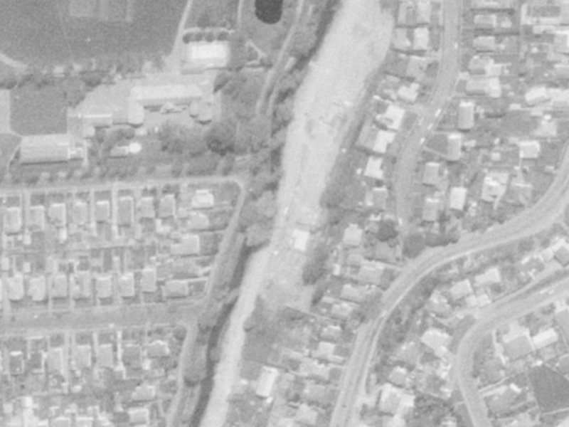 42 Palatine Terrace from the air, 1975-1979