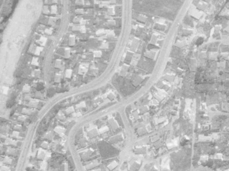 24 Parklands Drive from the air, 1975-1979