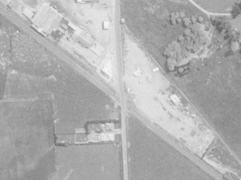 62 Chapmans Road from the air, 1975-1979