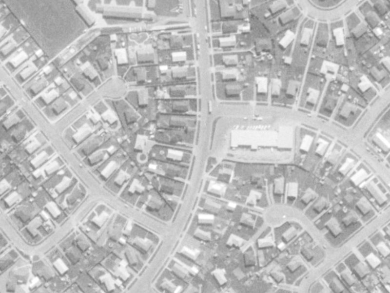 78 Rowley Avenue from the air, 1975-1979