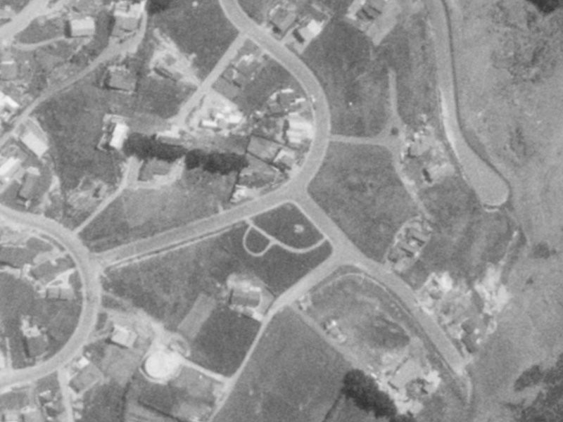 7E Santa Maria Avenue from the air, 1975-1979