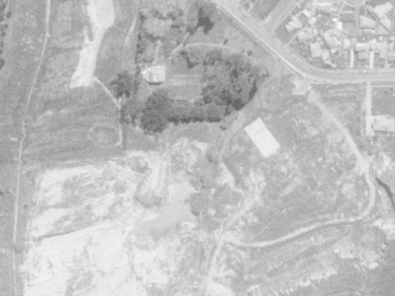 8 Alderson Avenue from the air, 1975-1979
