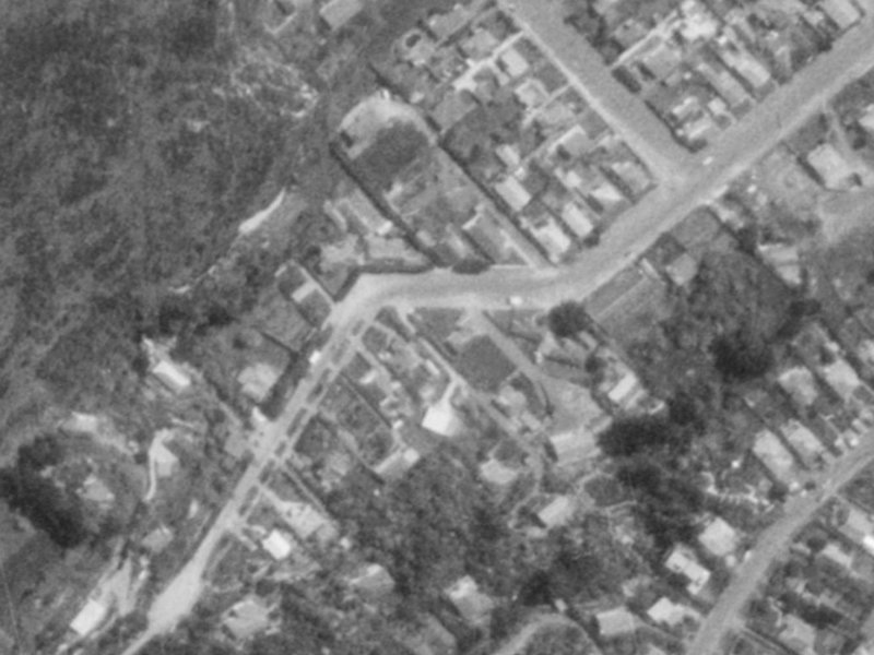43 Augusta Street from the air, 1975-1979