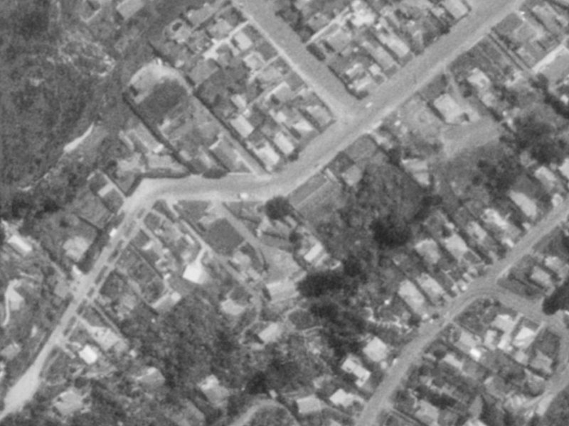 33 Augusta Street from the air, 1975-1979